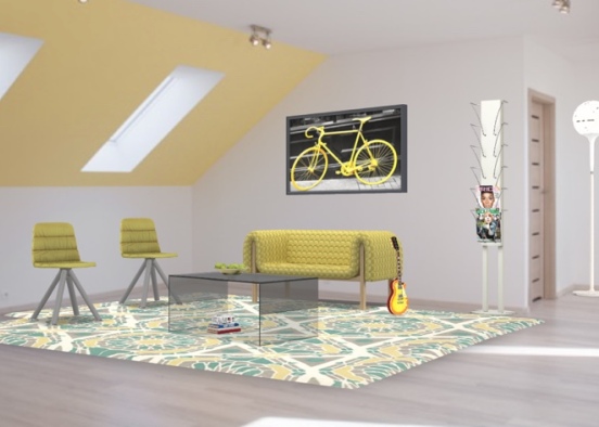 living room Design Rendering