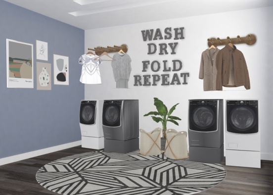 laundry room! Design Rendering