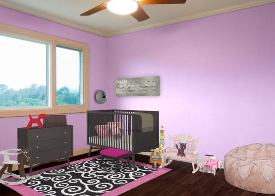 baby kylees room Design Rendering