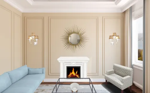 Sala de estar clasica