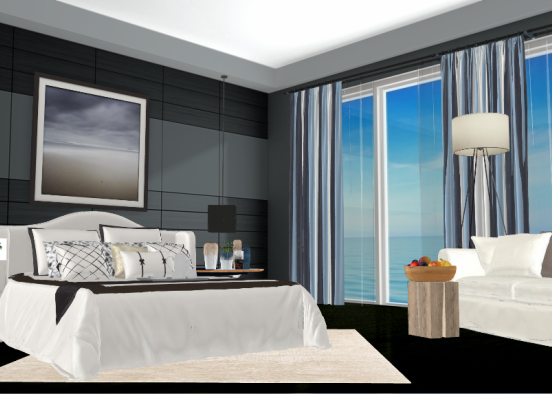Comphy  hotelroom Design Rendering