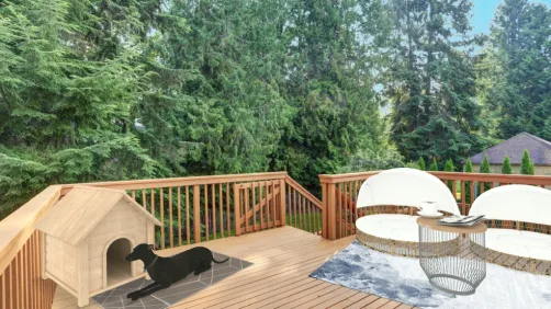 outside deck