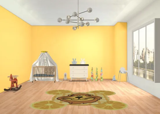 baby room  Design Rendering