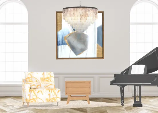 piano room Design Rendering