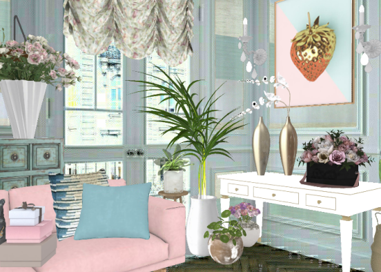 A Small room to relax in the city Design Rendering