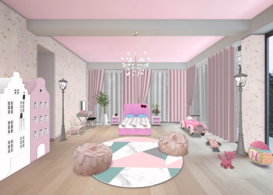 Ana's bedroom 💕💝 Design Rendering
