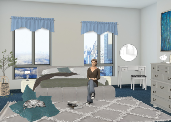 Dormitorio urbano.  Design Rendering