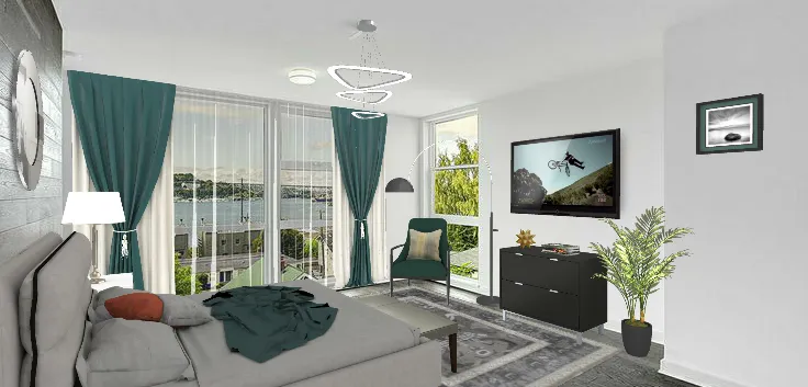 Green and grey Design Rendering