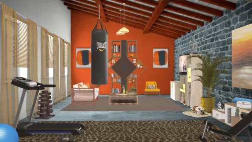 orange and yellow workout