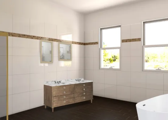 salle de bain Design Rendering