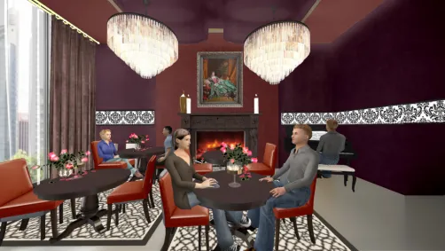 Fancy restaurant