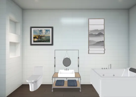 ideal bath Room Design Rendering