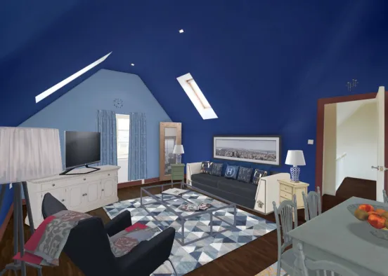 # living area Design Rendering