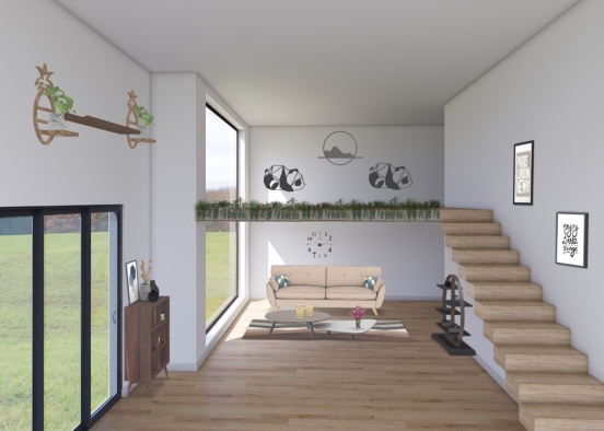 living-room cosy Design Rendering