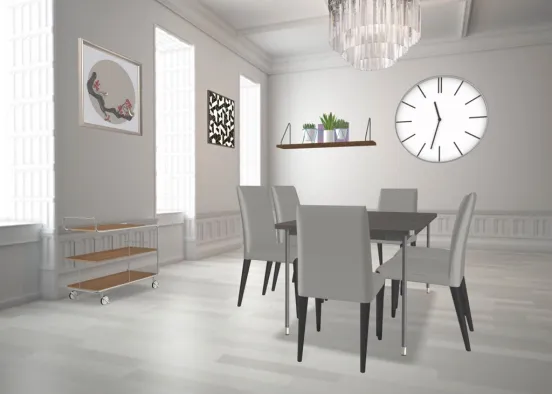 Chill house Dining Room Design Rendering
