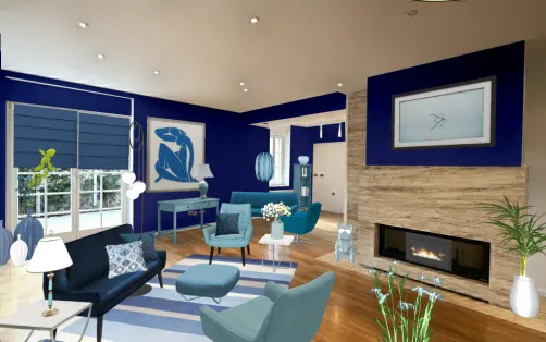 Salon bleu