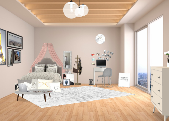 Tumblr bedroom  Design Rendering