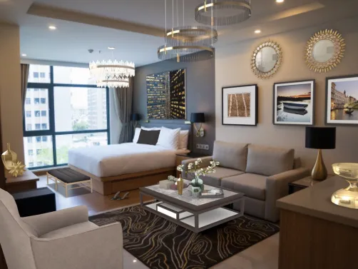 Renovación de una habitación de hotel