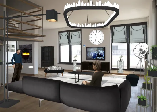 # Salon Design Rendering