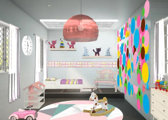 # Chambre enfant Design Rendering