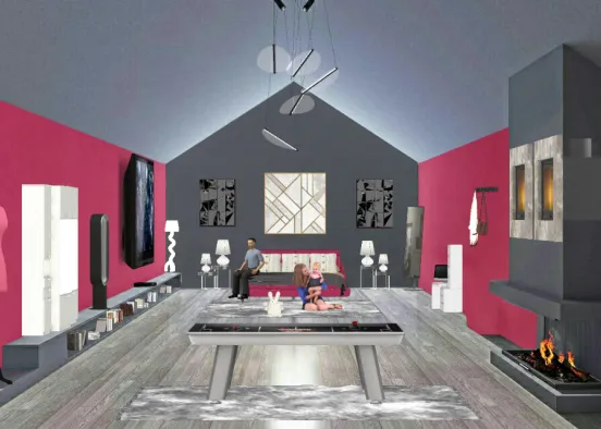 # Chambre couple Design Rendering