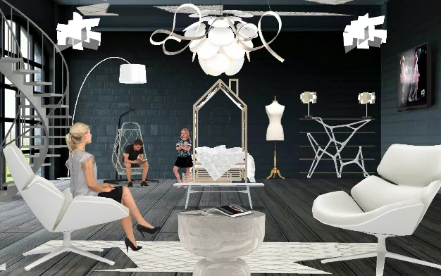 # Chambre ado Design Rendering