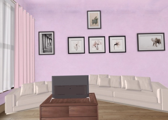 my living room ❤️❤️ Design Rendering