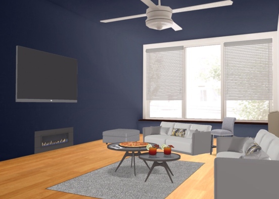 my living room design 💚💚 Design Rendering