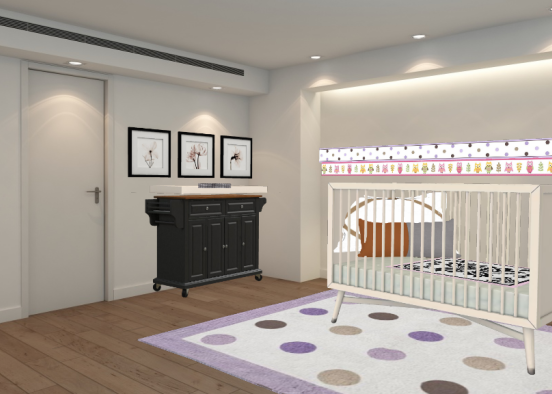Baby's Room Design Rendering