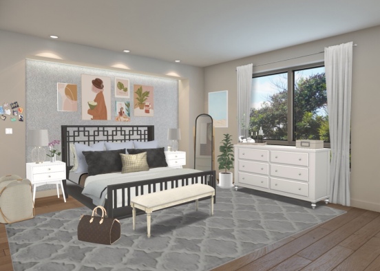teen bedroom ✨ Design Rendering