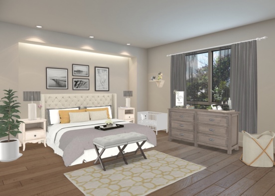 family master bedroom  Design Rendering