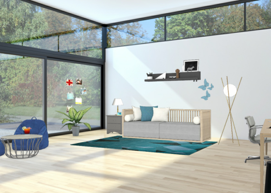 Bedroom/dormitorio Design Rendering