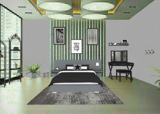 Cuarto /bedroom Design Rendering