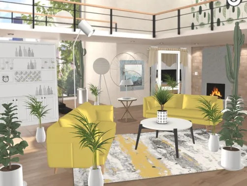 Yellow Living Room