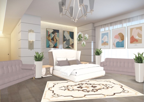 Bedroom for the Amazing Women’s Design Rendering