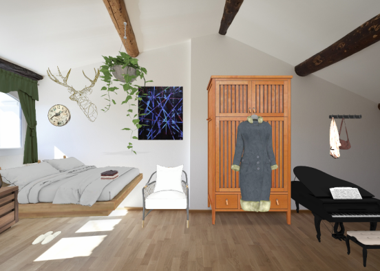 Dormitorio de ensueño👍❤❤ Design Rendering