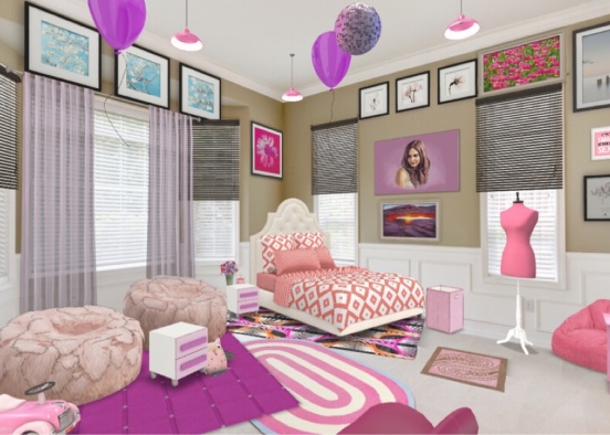 cute teen room 💖💖 Design Rendering