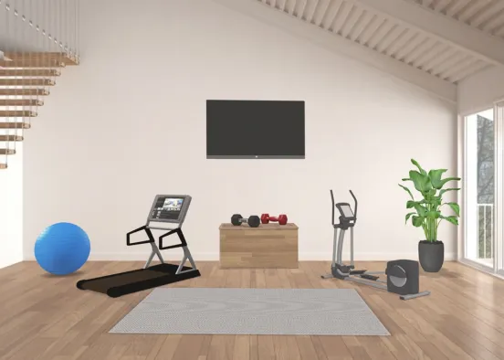 cava’s workout room Design Rendering