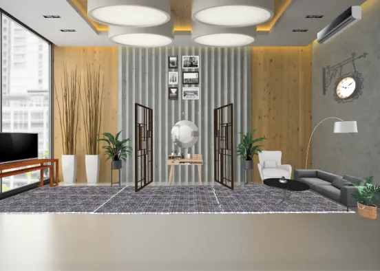 Living room by akshara Design Rendering