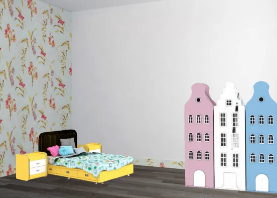 Habitación para niñas 😃 Design Rendering