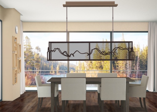 Dinning in the Mountains  Design Rendering