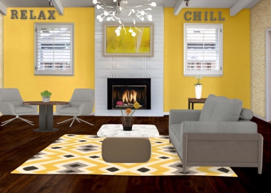 Relax in Yellow Design Rendering