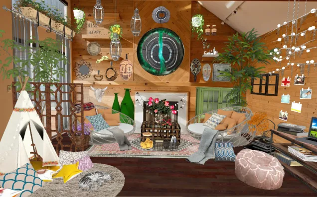 Boho livingroom