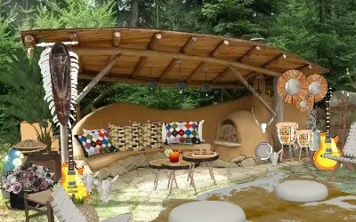 African style outdoor