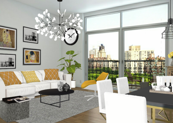Your dream living house Design Rendering