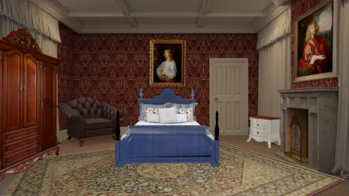 Un dormitorio elegante