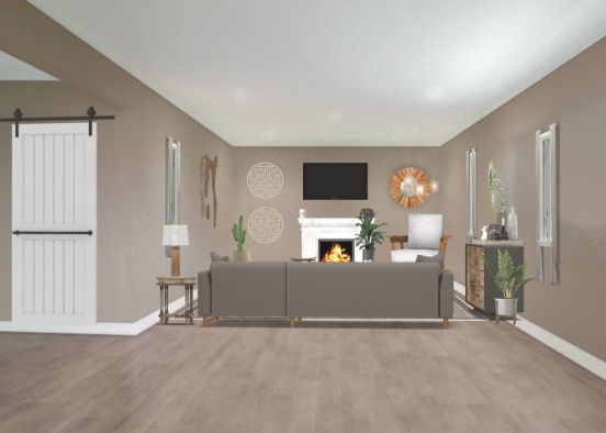living room lc Design Rendering