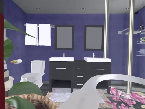 fancy Bathroom in a hotel 
