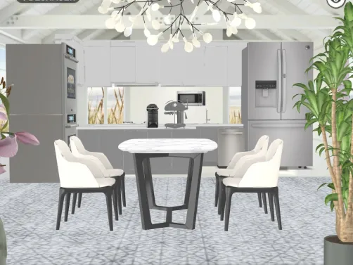 grey kitchen 