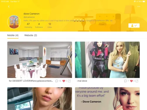 dove Cameron shoutout 2